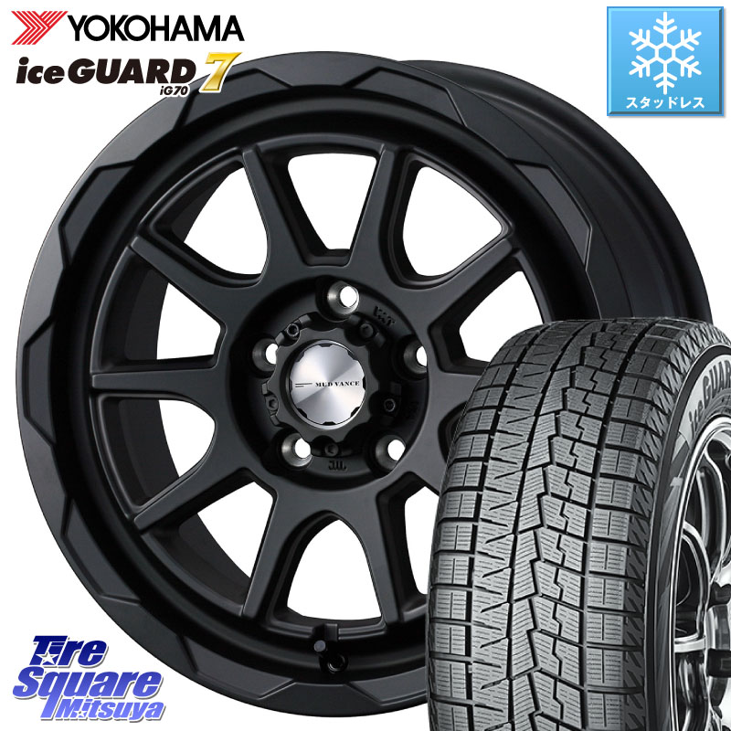YOKOHAMA R7116 ice GUARD7 IG70 アイスガード スタッドレス ミツヤ 215/65R16WEDS マッドヴァンス06 MUD VANCE 06 ウエッズ 16インチ 16X7.0J 38 5穴 114.3 カローラクロス 20系アルファード エルグランド 日産 エクストレイル X-TRAIL 日産 ヴェルファイアハイブリッ|タイヤスクエアミツヤ