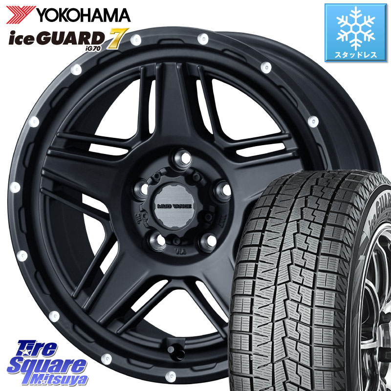 YOKOHAMA R7116 ice GUARD7 IG70 アイスガード スタッドレス ミツヤ 215/65R16WEDS 40535 マッドヴァンス07 MUD VANCE 07 BK 16インチ 16X7.0J 38 5穴 114.3 カローラクロス 20系アルファード エルグランド 日産 エクストレイル X-TRAIL 日産 ヴェルファイアハイブリッ｜タイヤスクエアミツヤ