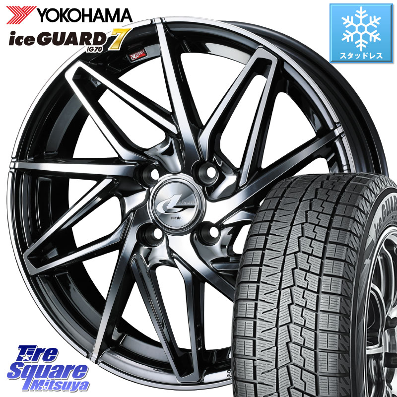 YOKOHAMA R7167 ice GUARD7 IG70 アイスガード スタッドレス ミツヤ 195/45R16WEDS 40575 レオニス LEONIS IT 16インチ 16X6.0J 42 4穴 100 M900系タンク/ルーミー SuperONE E11ノート ダイハツ トールM900S・M910S ジャスティ(M900/910F) パッソセッテ プロボックス|タイヤスクエアミツヤ