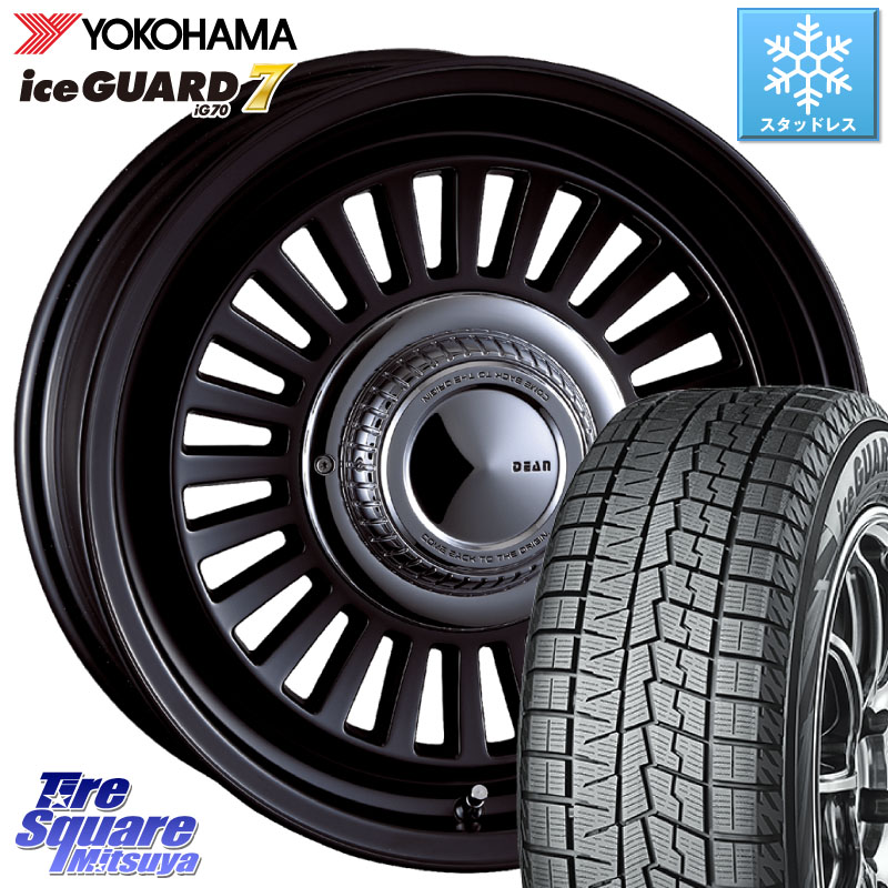 YOKOHAMA R7116 ice GUARD7 IG70 アイスガード スタッドレス ミツヤ 215/65R16CRIMSON DEAN California カリフォルニア 16X7.0J 25 6穴 139.7｜タイヤスクエアミツヤ