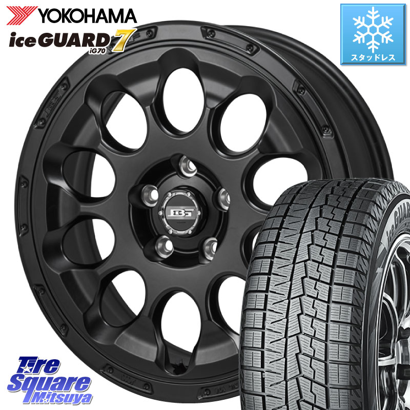 YOKOHAMA R7124 ice GUARD7 IG70 アイスガード スタッドレス ミツヤ 195/60R17Japan三陽 ボトムガルシア CHRONO クロノ 17X7.0J 38 5穴 114.3 60系プリウス｜タイヤスクエアミツヤ