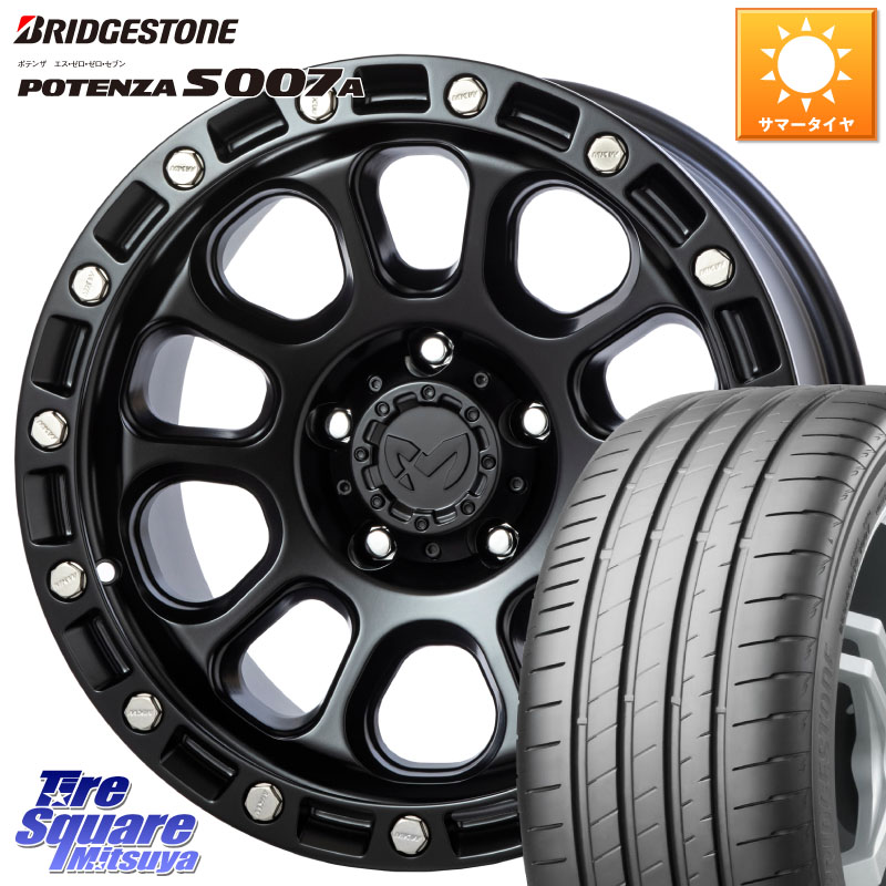 ブリヂストン POTENZA ポテンザ S007A 【正規品】 サマータイヤ 215/40R17MKW M204 ブラックキャット 在庫● 17インチ ★サマーセール★ 17X8.0J 38 5穴 114.3｜タイヤスクエアミツヤ