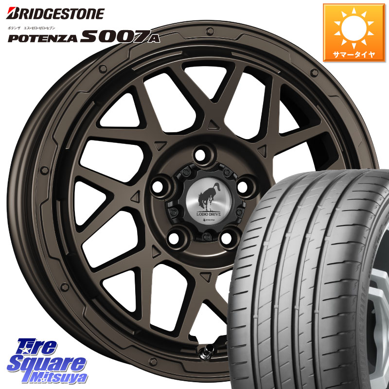 ブリヂストン POTENZA S007A 在庫● 2025~2026年製【正規品】ポテンザ サマータイヤ 205/55R16SUPER STAR LODIO DRIVE ロディオドライブ 8M MONO モノ 16X7.0J 42 5穴 114.3 GRヤリスRSノーマルキャリパー リーフ LEAF 日産 オーリス カローラルミオン IS レクサス｜タイヤスクエアミツヤ