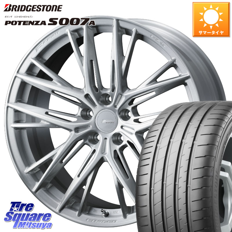 WEDS F ZERO FZ-5 FZ5 鍛造 FORGED ホイール 18インチ エフゼロ 18 X 8.5J +35 5穴 114.3 ブリヂストン POTENZA ポテンザ S007A 【正規品】 サマータイヤ 235/45R18 211,755円