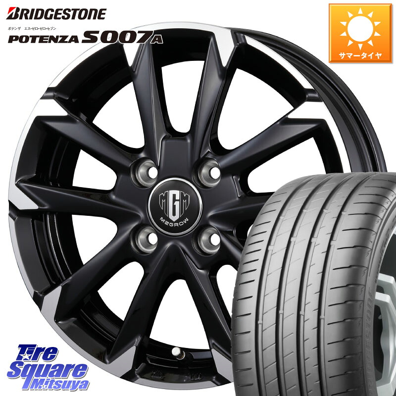 ブリヂストン POTENZA ポテンザ S007A 【正規品】 サマータイヤ 205/50R16KOSEI MZ-GROW C52S ホイール 16インチ 16X6.0J 40 4穴 100 ロードスターRF アクア｜タイヤスクエアミツヤ 78,227円
