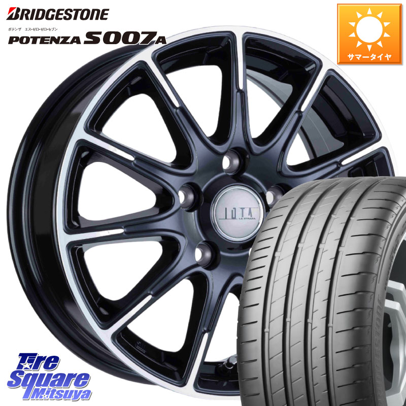 ブリヂストン POTENZA ポテンザ S007A 【正規品】 サマータイヤ 215/55R17阿部商会 TIRADO IOTA イオタ ホイール 17インチ 17X6.5J 40 5穴 114.3 ジューク JUKE 日産 ステージア 日産 マークXジオ HS レクサス ティアナ 日産 スカイラインセダン 日産 RX-8 MAZDA｜タイヤスクエアミツヤ