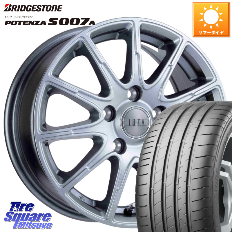 ブリヂストン POTENZA ポテンザ S007A 【正規品】 サマータイヤ 235/50R18阿部商会 IOTA 平座仕様(レクサス・トヨタ専用) TIRADO イオタ ホイール 18インチ 18X7.5J 38 5穴 114.3 30系アルファード/ヴェルファイア 20系アルファード ヴェルファイアハイブリッド ヴェル|タイヤスクエアミツヤ