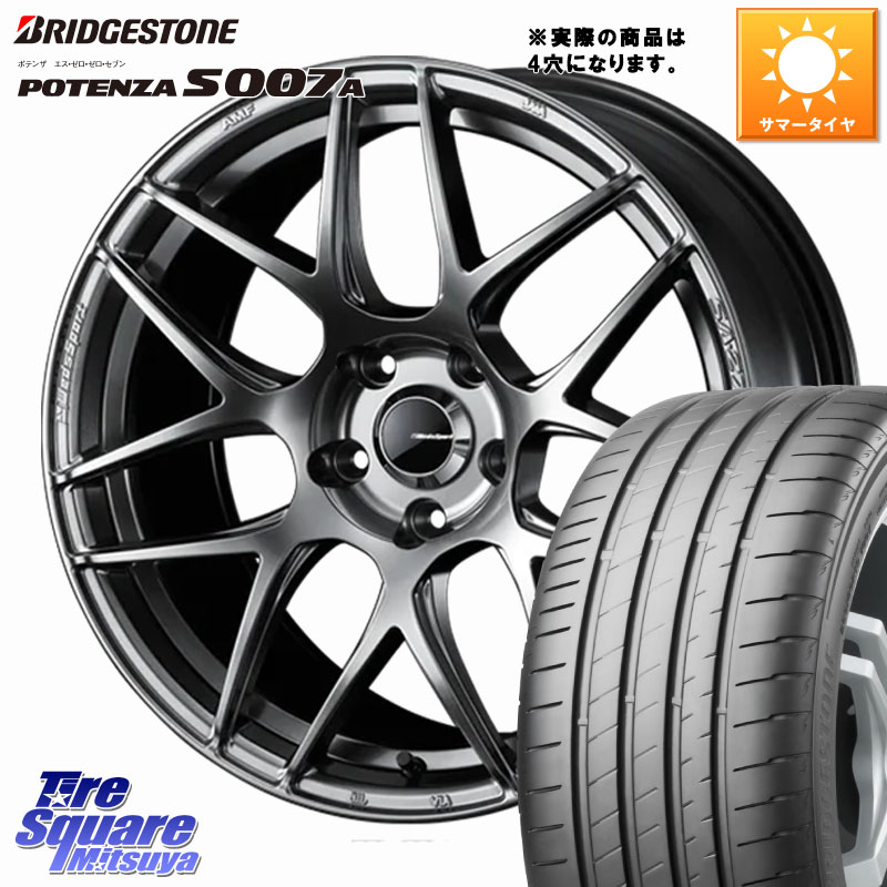 WEDS 【欠品次回06月下旬】 74205 SA-27R PSB ウェッズ スポーツ ホイール 16インチ 16 X 6.5J +42 4穴 100 ブリヂストン POTENZA S007A 在庫● 2025~2026年製【正規品】ポテンザ サマータイヤ 205/55R16 E13オーラ