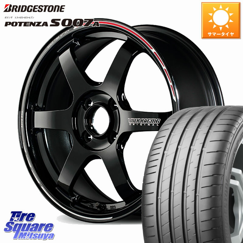 RAYS 【欠品次回10~11月】 TE37 SONIC TIME ATTACK EDITION 鍛造 ホイール 16インチ 16 X 7.0J +36 4穴 100 ブリヂストン POTENZA ポテンザ S007A 【正規品】 サマータイヤ 205/50R16 ロードスター(ローダウン等)