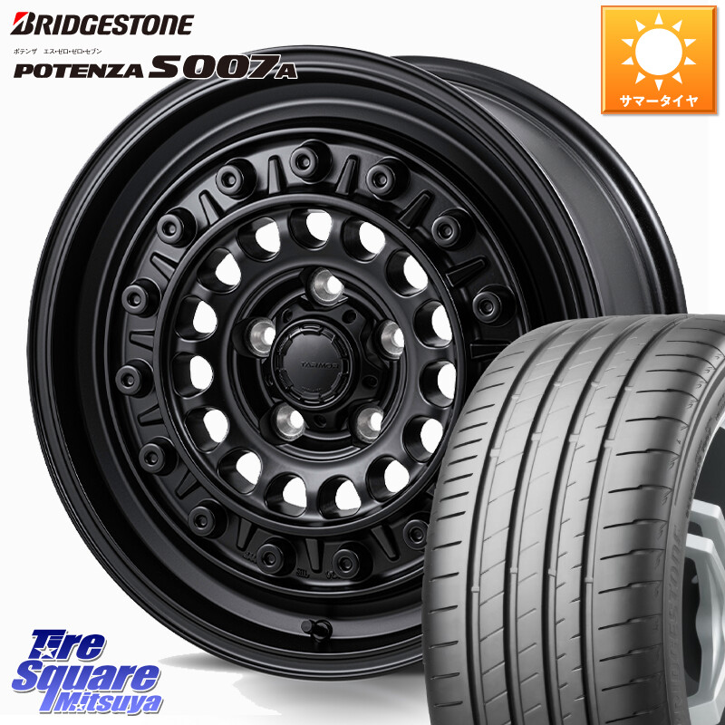 ブリヂストン POTENZA ポテンザ S007A 【正規品】 サマータイヤ 215/55R17MONZA HI-BLOCK TARMOR ホイール 17インチ 17X7.5J 41 5穴 114.3 70系カムリ RX-8 MAZDA クラウンロイヤル ES レクサス クラウンハイブリッド 220・H20系 クラウン 220系 アコード|タイヤスクエアミツヤ