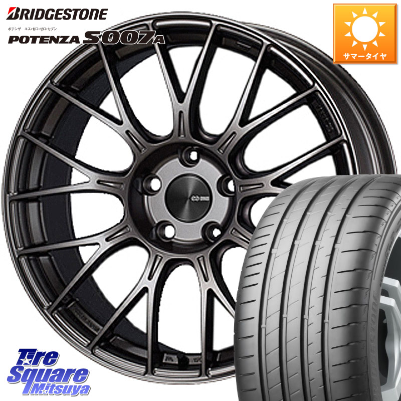 ブリヂストン POTENZA ポテンザ S007A 【正規品】 サマータイヤ 215/45R17ENKEI エンケイ PerformanceLine PFM1 17インチ 17X7.0J 48 4穴 100 FITクロスター アクア｜タイヤスクエアミツヤ