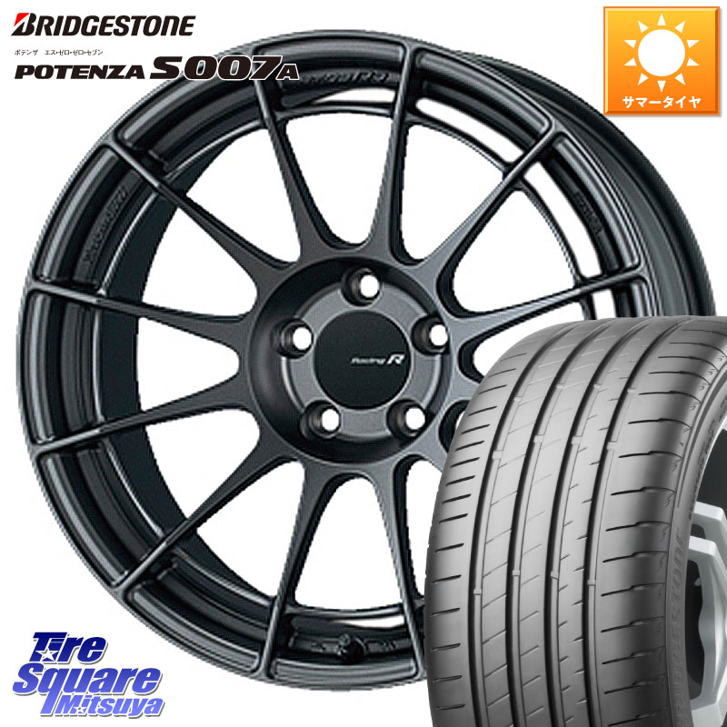 ブリヂストン POTENZA ポテンザ S007A 【正規品】 サマータイヤ 205/55R17ENKEI エンケイ Racing Revolution NT03RR GM ホイール 17X7.5J 35 5穴 114.3 SAI|タイヤスクエアミツヤ