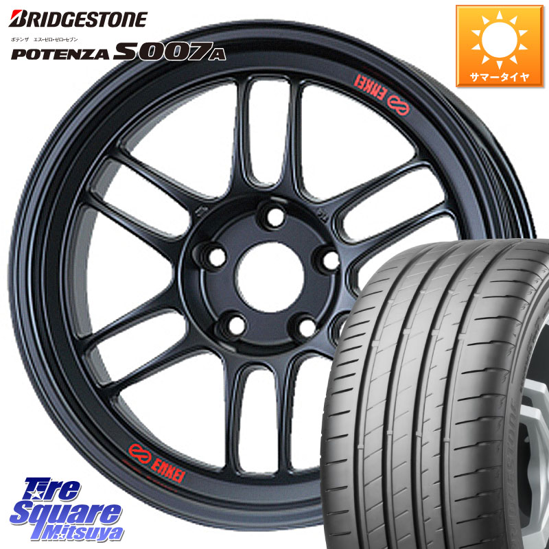 ENKEI エンケイ Racing RPF1 ホイール 18 X 7.5J +48 5穴 100 ブリヂストン POTENZA ポテンザ S007A 【正規品】 サマータイヤ 215/40R18 50系プリウス BRZ・86・GR86