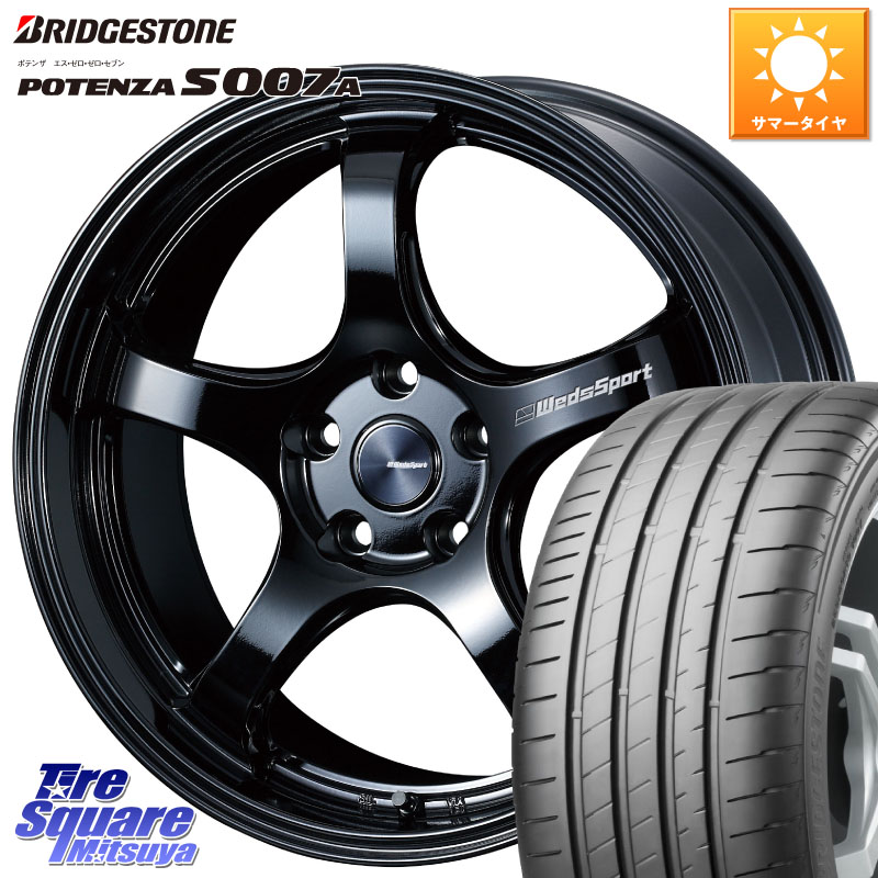 WEDS 72754 RN-05M ウェッズ スポーツ ホイール 18インチ 18 X 8.0J +45 5穴 114.3 ブリヂストン POTENZA ポテンザ S007A 【正規品】 サマータイヤ 245/45R18