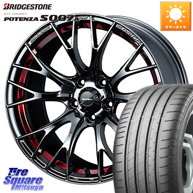 ブリヂストン POTENZA ポテンザ S007A 【正規品】 サマータイヤ 235/45R18WEDS WedsSport SA-20R SA20R ウェッズ スポーツ ホイール 18インチ 18X8.5J 50 5穴 114.3 CY2アコード 70系カムリ キザシ アコード|タイヤスクエアミツヤ