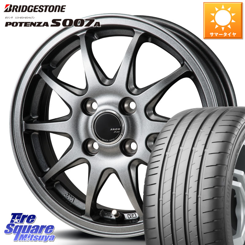 Japan三陽 ZACK JP202 ホイール 4本 16インチ 16 X 6.0J +42 4穴 100 ブリヂストン POTENZA ポテンザ S007A 【正規品】 サマータイヤ 205/50R16 74,729円