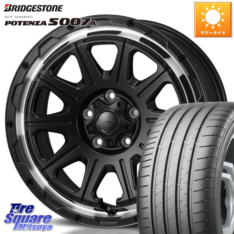 ブリヂストン POTENZA ポテンザ S007A 【正規品】 サマータイヤ 215/55R17MONZA HI-BLOCK REGULES 17インチ 17X7.5J 41 5穴 114.3 70系カムリ RX-8 MAZDA クラウンロイヤル ES レクサス クラウンハイブリッド 220・H20系 クラウン 220系 アコード｜タイヤスクエアミツヤ