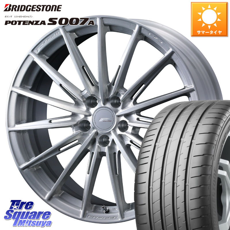 ブリヂストン POTENZA ポテンザ S007A 【正規品】 サマータイヤ 245/35R19WEDS F ZERO FZ4 FZ-4 鍛造 FORGED 19インチ エフゼロ 19X8.0J 35 5穴 114.3 クラウンマジェスタ｜タイヤスクエアミツヤ