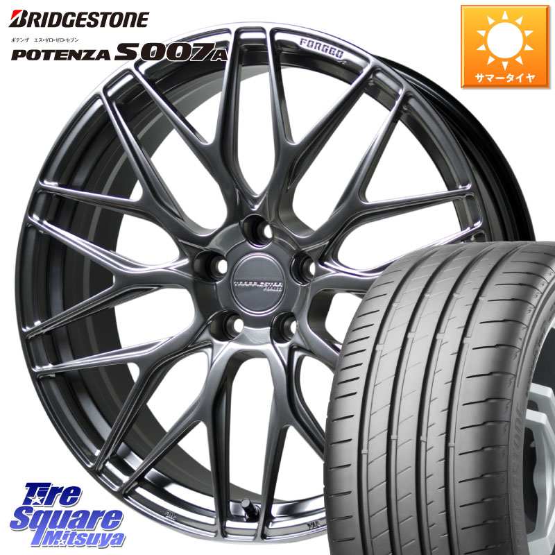 HotStuff TSF-01 HS トラフィックスターフォージド 20インチ 20 X 8.5J +43 5穴 114.3 ブリヂストン POTENZA ポテンザ S007A 【正規品】 サマータイヤ 235/30R20
