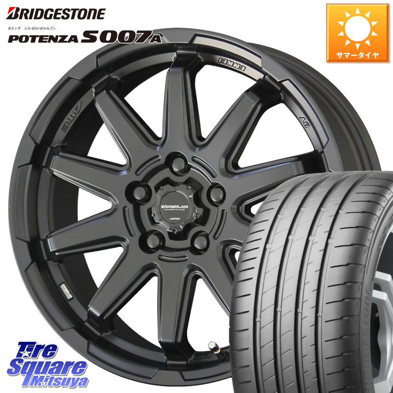 KYOHO 【欠品次回4月上旬】キョウホウ CIRCLAR サーキュラー C10S 17インチ 17 X 7.0J +48 5穴 114.3 ブリヂストン POTENZA ポテンザ S007A 【正規品】 サマータイヤ 225/45R17