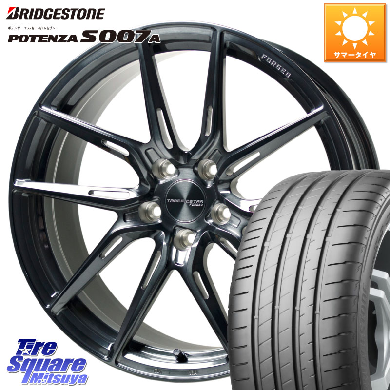 ブリヂストン POTENZA S007A 在庫● 2025~2026年製【正規品】ポテンザ サマータイヤ 245/45R19HotStuff TSF-02 BRSC トラフィックスターフォージド 19インチ 19X8.0J 35 5穴 114.3 30系アルファード/ヴェルファイア 20系アルファード アルファードハイブリッド ヴェル｜タイヤスクエアミツヤ