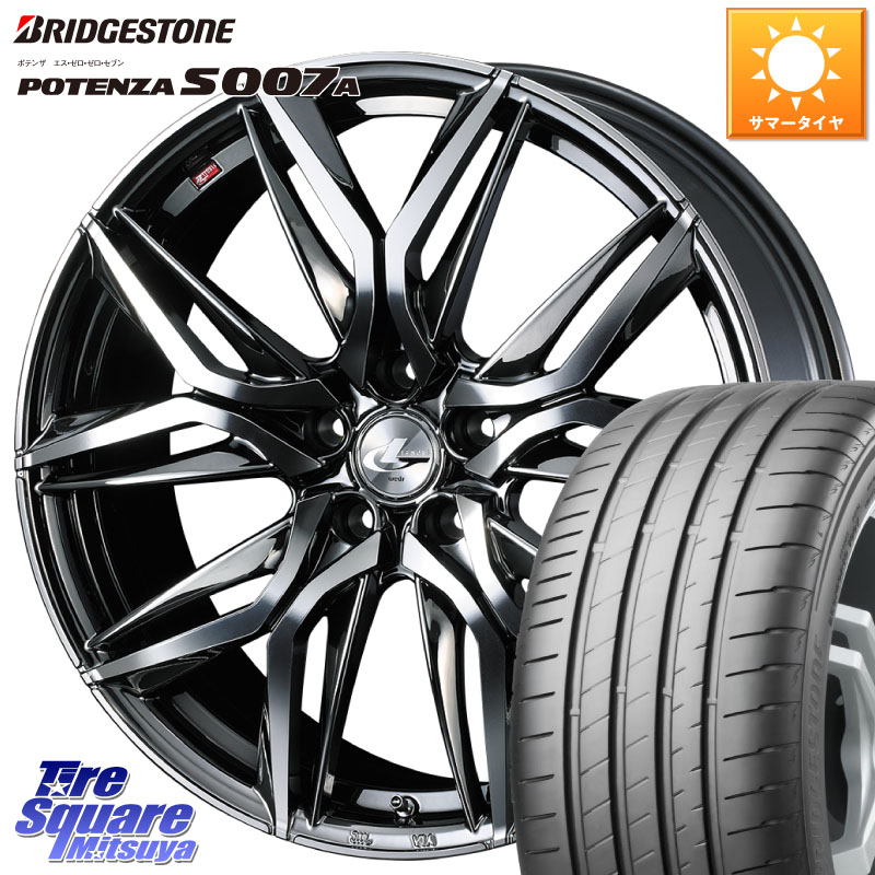 ブリヂストン POTENZA ポテンザ S007A 【正規品】 サマータイヤ 225/45R19WEDS 40833 レオニス LEONIS LM BMCMC 19インチ 19X7.5J 48 5穴 114.3 C-HR 60系プリウス RV系ヴェゼル RC系オデッセイ後期 CX-30 MX-30 MAZDA6 BN/BL系レガシィ エスティマハイブリッド エステ|タイヤスクエアミツヤ