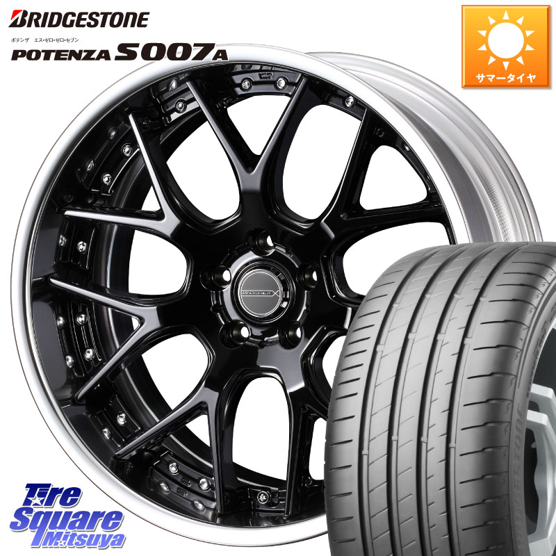 ブリヂストン POTENZA ポテンザ S007A 【正規品】 サマータイヤ 235/40R18WEDS MAVERICK 1307M BK S-LoDisk 18インチ 2ピース 18X8.0J 50 5穴 114.3 FL系シビック シビック|タイヤスクエアミツヤ