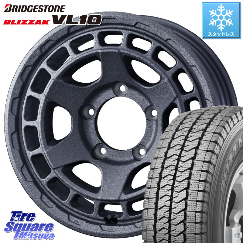 ブリヂストン BLIZZAK ブリザック VL10 ■ 107/105 スタッドレス ミツヤ 195/80R15 107*105 WEDS 【欠品次回04月下旬】 MUDVANCE X TYPE S ホイール 15インチ マッドヴァンス 15 X 6.0J(JB74) +0 5穴 139.7 ジムニ－シエラ・ノマド(カスタム)