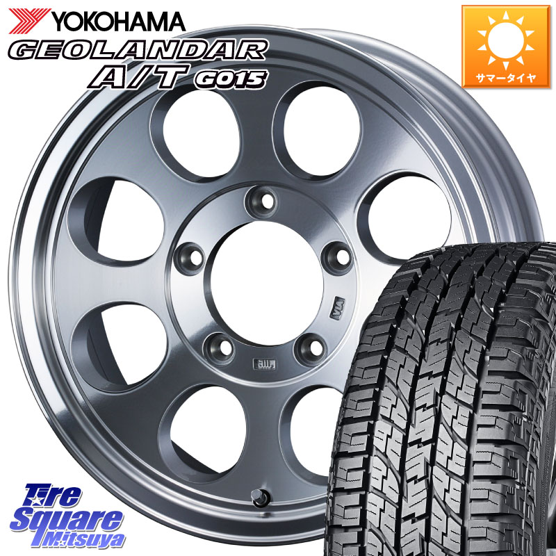WEDS JIMLINE TYPE2 POL 16インチ ジムライン 16 X 5.5J +22 5穴 139.7 YOKOHAMA E5289 GEOLANDAR AT G015 A/T ホワイトレター ヨコハマ 109/107 215/65R16 109*107 ジムニー専用(要オーバーフェンダー等)