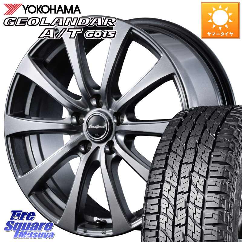 YOKOHAMA E5289 GEOLANDAR AT G015 A/T ホワイトレター ヨコハマ 109/107 215/65R16 109*107MANARAY MID EuroSpeed G10 ホイール 16インチ 16X6.5J 38 5穴 114.3|タイヤスクエアミツヤ