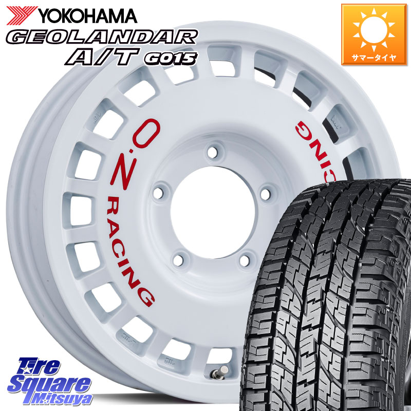 YOKOHAMA E5289 GEOLANDAR AT G015 A/T ホワイトレター ヨコハマ 109/107 215/65R16 109*107OZ Rally Racing 4x4 ラリーレーシング ジムニーシエラ用 ※インセット-5 ホイール 16インチ 16X6.0J 0 5穴 139.7 ジムニー専用(要オーバーフェンダー等) ジムニ−シエラ/ノマ|タイヤスクエアミツヤ