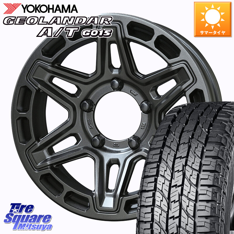 YOKOHAMA E5289 GEOLANDAR AT G015 A/T ホワイトレター ヨコハマ 109/107 215/65R16 109*107KYOHO PPX MK6 ホイール 16インチ 16X6.0J 0 5穴 139.7 ジムニー専用(要オーバーフェンダー等) ジムニ−シエラ/ノマド(カスタム) AZオフロード カスタムサイズ|タイヤスクエアミツヤ