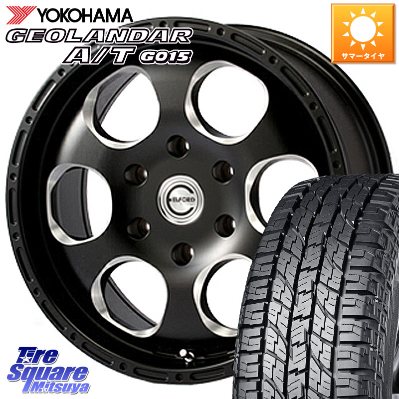MEIWA Blood Stock One Piece ホイール 16インチ 16 X 7.0J(HIACE) +35 6穴 139.7 YOKOHAMA E5289 GEOLANDAR AT G015 A/T ホワイトレター ヨコハマ 109/107 215/65R16 109*107 104,841円