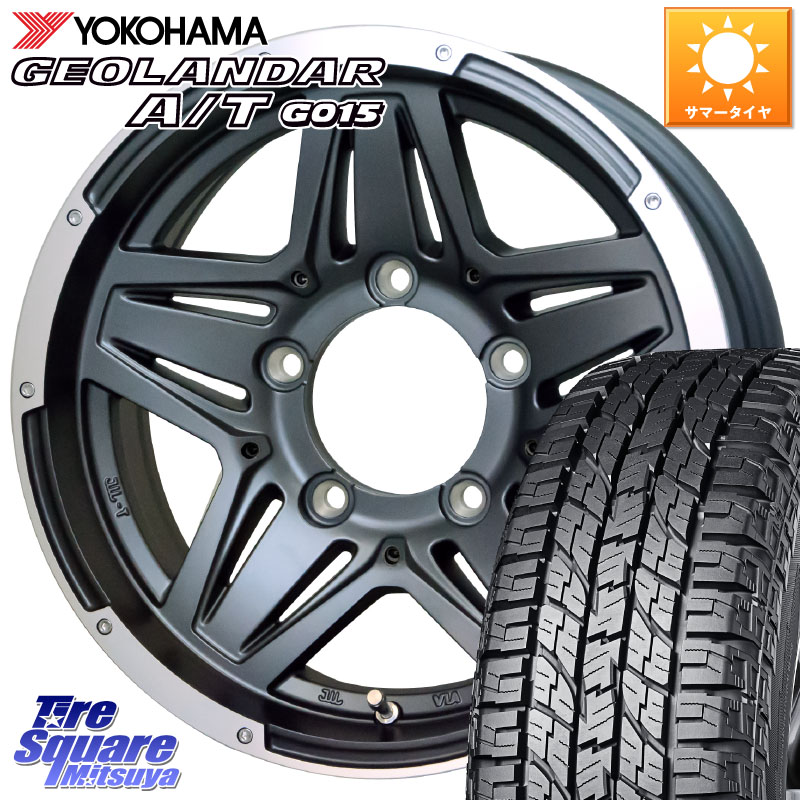 HotStuff マッドクロス JB-01 JB01 ホイール 16インチ 16 X 6.0J +0 5穴 139.7 YOKOHAMA E5289 GEOLANDAR AT G015 A/T ホワイトレター ヨコハマ 109/107 215/65R16 109*107 ジムニー専用(要オーバーフェンダー等) ジムニ－シエラ・ノマド(カスタム)
