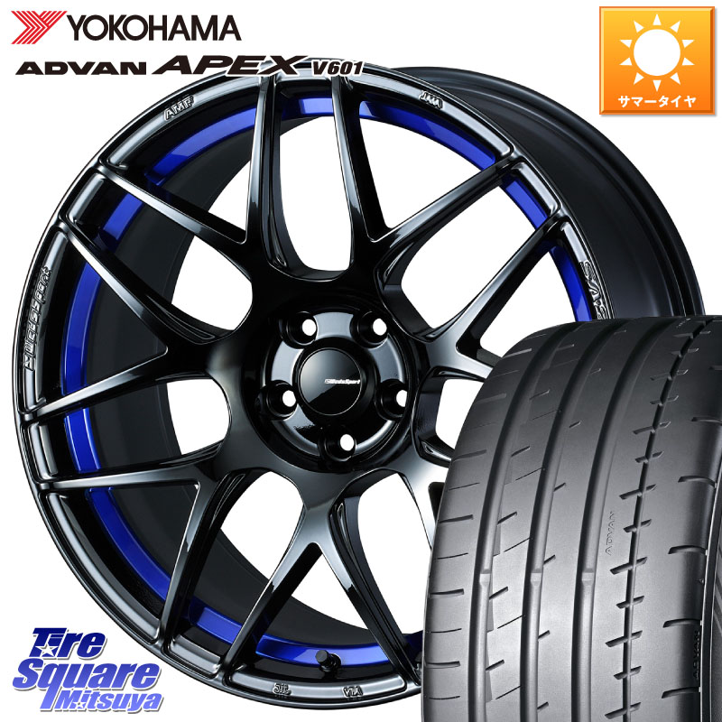 YOKOHAMA R7353 ADVAN APEX V601 ヨコハマ 235/40R18WEDS WedsSport SA-27R SA27R ウェッズ スポーツ ホイール 18インチ 18X8.5J 50 5穴 114.3 FL系シビック シビック｜タイヤスクエアミツヤ