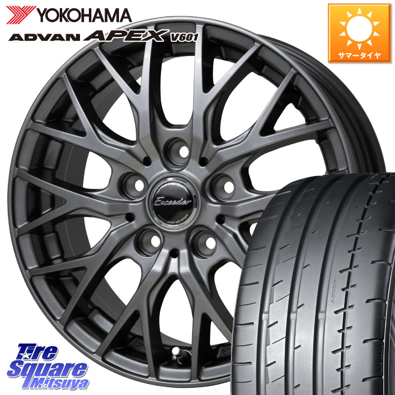 YOKOHAMA R5560 ADVAN APEX V601 ヨコハマ 225/40R19HotStuff Exceeder E05-2 ホイール 19インチ エクシーダ 19X8.0J 42 5穴 114.3 ステージア 日産 クラウンハイブリッド RX-8 MAZDA クラウンマジェスタ クラウンアスリート マークX クラウンロイヤル クラウンハイブ|タイヤスクエアミツヤ