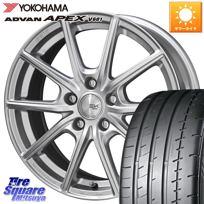 KYOHO SEIN EK ザインEK ホイール 17インチ 17 X 7.0J +42 5穴 114.3 YOKOHAMA R5549 ADVAN APEX V601 ヨコハマ 225/45R17 GRヤリスRSノーマルキャリパー 85,635円