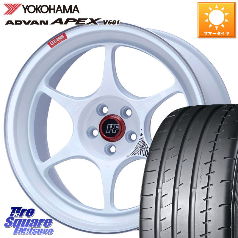 YOKOHAMA R5575 ADVAN APEX V601 ヨコハマ 235/45R18ENKEI エンケイ PerformanceLine PF06 ホイール 18インチ 18X8.0J 45 5穴 114.3 CY2アコード 70系カムリ スカイラインセダン 日産 ES レクサス キザシ アコード｜タイヤスクエアミツヤ 152,755円
