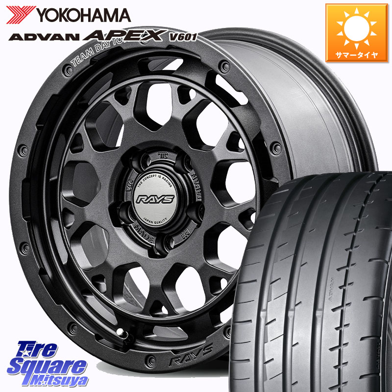 YOKOHAMA R5549 ADVAN APEX V601 ヨコハマ 225/45R17RAYS 【欠品次回~1月】 TEAM DAYTONA M9+ Spec M ホイール 17インチ 17X7.0J 40 5穴 114.3 GRヤリスRSノーマルキャリパー ブレイド オーリス IS レクサス|タイヤスクエアミツヤ