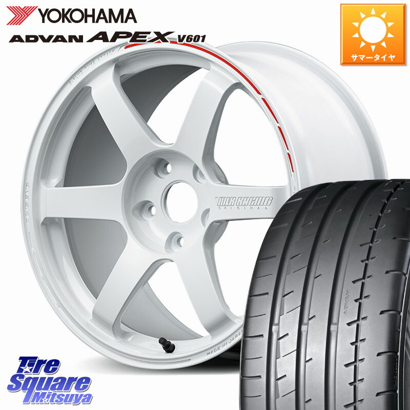 YOKOHAMA R5460 ADVAN APEX V601 ヨコハマ 245/40R18RAYS 【欠品次回3~4月】 TE37 SAGA S-plus TIME ATTACK EDITION VOLK RACING 鍛造 ホイール 18インチ 18X8.5J 51 5穴 114.3 WRX-S4(VBH) WRX S4 インプレッサ WRX|タイヤスクエアミツヤ