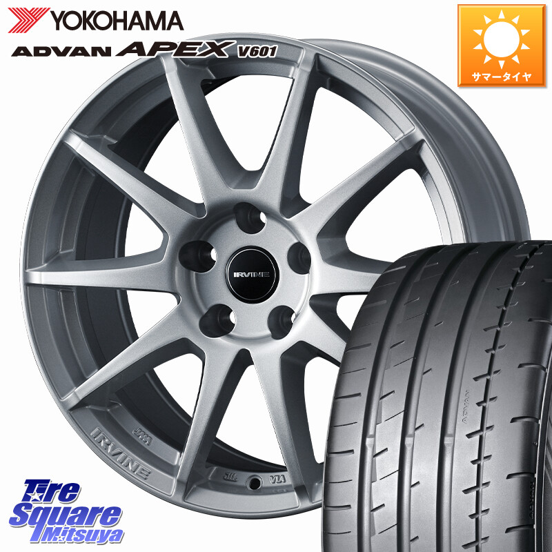 YOKOHAMA R5540 ADVAN APEX V601 ヨコハマ 225/40R18WEDS IRVINE S02 アーヴィンS02 輸入車専用ホイール 18インチ 18X7.5J(VW GOLF7 AU) 53 5穴 112 フォルクスワーゲン ゴルフ7 フォルクスワーゲン ゴルフ7 GTI・R フォルクスワーゲン ゴルフ8 フォルクスワーゲン ゴ|タイヤスクエアミツヤ