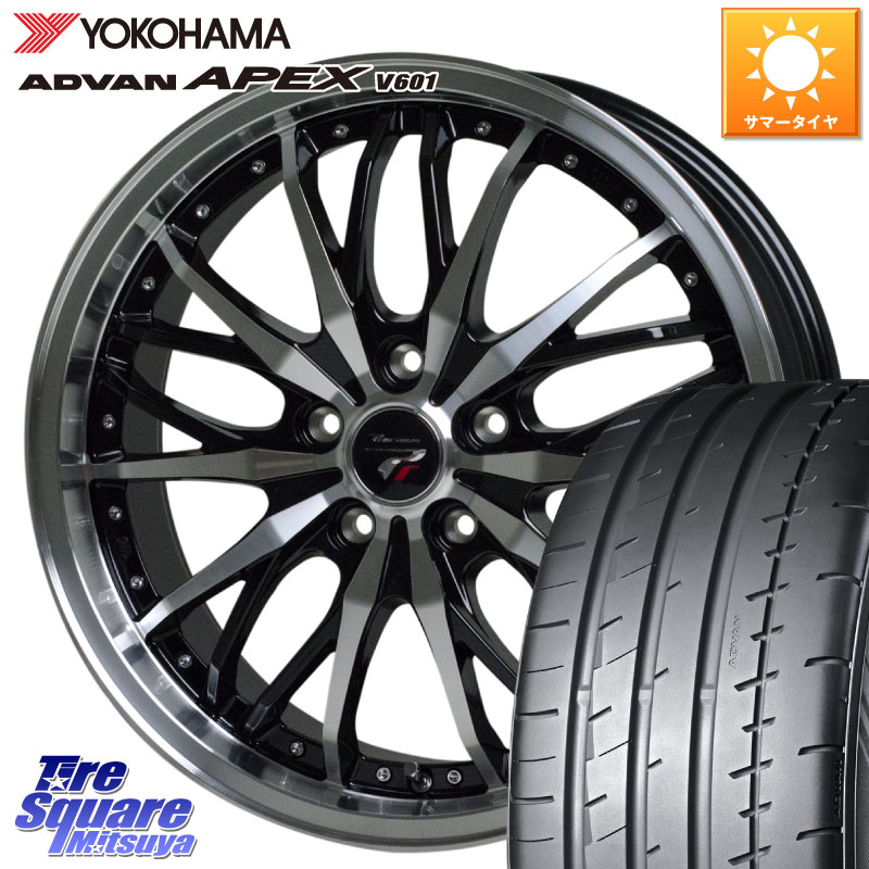 HotStuff Precious プレシャス HM3 HM-3 19インチ 19 X 8.0J +35 5穴 114.3 YOKOHAMA R5548 ADVAN APEX V601 ヨコハマ 245/40R19 30系アルファード 30系ヴェルファイア 20系アルファード