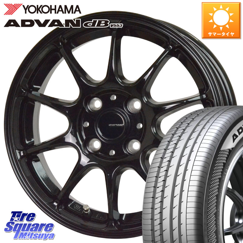 YOKOHAMA R9093 ADVAN dB V553 ヨコハマ 195/55R16HotStuff G.SPEED G-07 ホイール 16インチ ジースピード 16X6.0J 43 4穴 100 ノート NOTE 日産 ブルーバードシルフィ 日産 キューブ CUBE 日産 アクア MAZDA2 マツダ2(デミオ) カローラフィールダー カローラアクシオ｜タイヤスクエアミツヤ 69,053円
