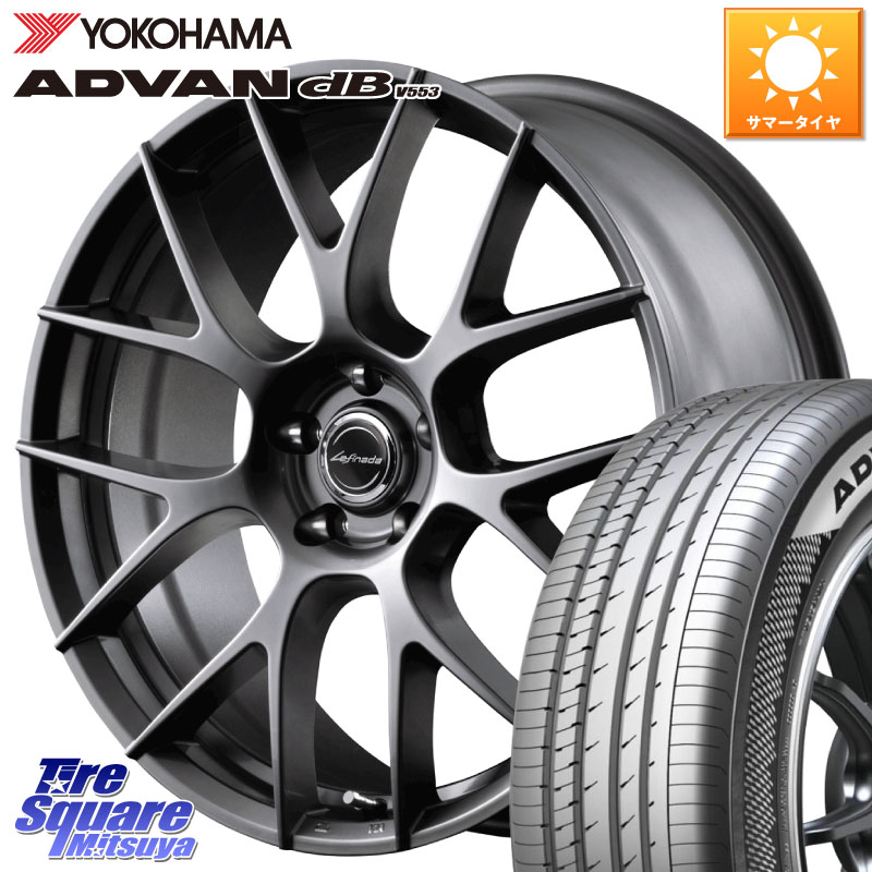 MANARAY MID Lefinada MOTION3 平座仕様 トヨタ・レクサス専用 ホイール 19インチ 19 X 7.0J +40 5穴 120 YOKOHAMA R9072 ADVAN dB V553 ヨコハマ 225/55R19 40系アルファード 40系ヴェルファイア