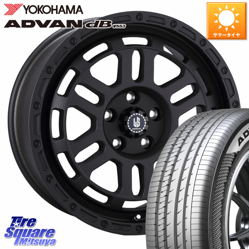 阿部商会 LA STRADA DISCOVER ホイール 17インチ 17 X 7.0J +38 5穴 114.3 YOKOHAMA R9091 ADVAN dB V553 ヨコハマ 225/60R17 30系アルファード 30系ヴェルファイア デリカD:5 SL系フォレスター