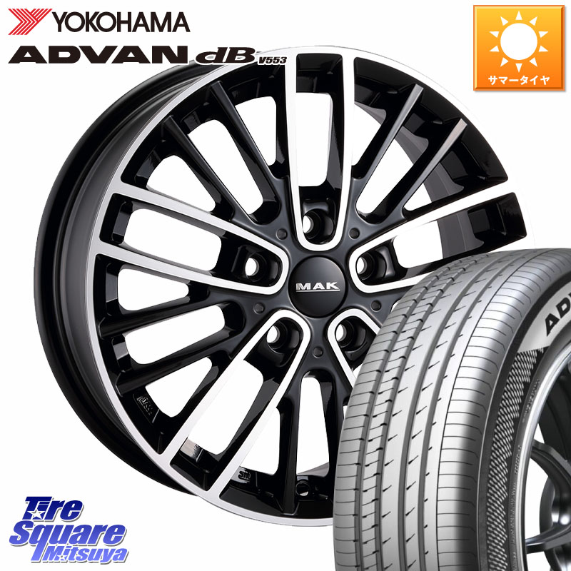 阿部商会 MAK CHELSE ホイール 16インチ 16 X 7.0J(MINI F54) +52 5穴 112 YOKOHAMA R9082 ADVAN dB V553 ヨコハマ 205/55R16 MINI ミニ クラブマン F54 104,841円