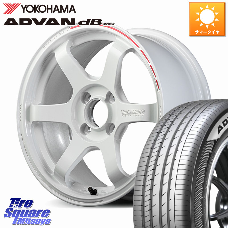 YOKOHAMA R9075 ADVAN dB V553 ヨコハマ 185/60R15RAYS 【欠品次回3~4月】 TE37 SONIC TIME ATTACK EDITION 軽自動車専用 鍛造 ホイール 15インチ 15X5.5J 46 4穴 100 ヤリス GR/GS系フィット インサイト スプラッシュ|タイヤスクエアミツヤ