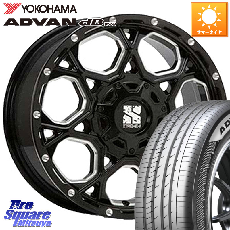 YOKOHAMA R9091 ADVAN dB V553 ヨコハマ 225/60R17MLJ XJ06 XTREME-J エクストリームJ ホイール 17インチ 17X7.5J 35 5穴 114.3 30系アルファード/ヴェルファイア デリカD:5 デリカD:5(26+) ヴェルファイアハイブリッド ヴェルファイア アルファード エクリプスクロス｜タイヤスクエアミツヤ 101,980円