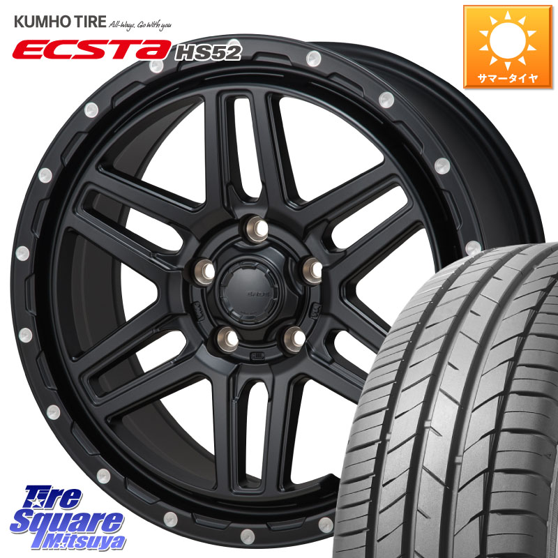KUMHO ECSTA HS52 エクスタ サマータイヤ 225/55R16MONZA HI-BLOCK ERDE モンツァ ハイブロック エルデ 16インチ 16X7.0J 35 5穴 114.3 RX-8 MAZDA｜タイヤスクエアミツヤ