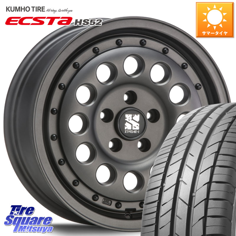 MLJ XTREME-J エクストリーム RUGGED ラギッド 16インチ 16 X 6.5J +32 5穴 114.3 KUMHO ECSTA HS52 エクスタ サマータイヤ 215/55R16